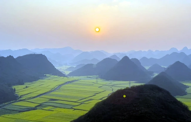 Jinji Hills in Luoping